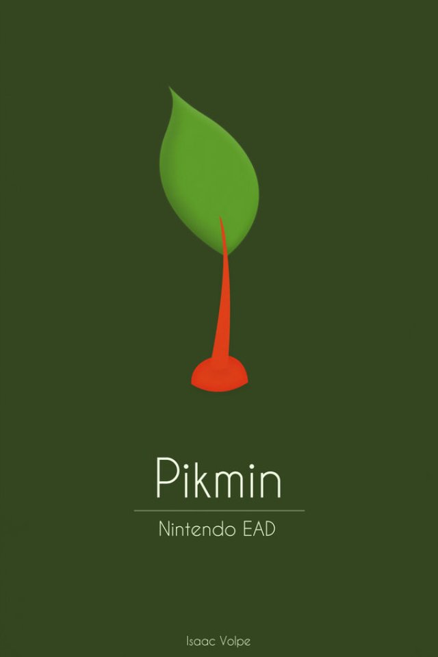 Pikmin movie minimalist poster