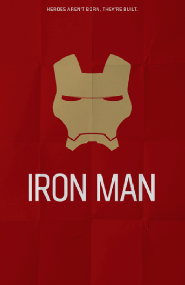 movie iron man minimalist posters