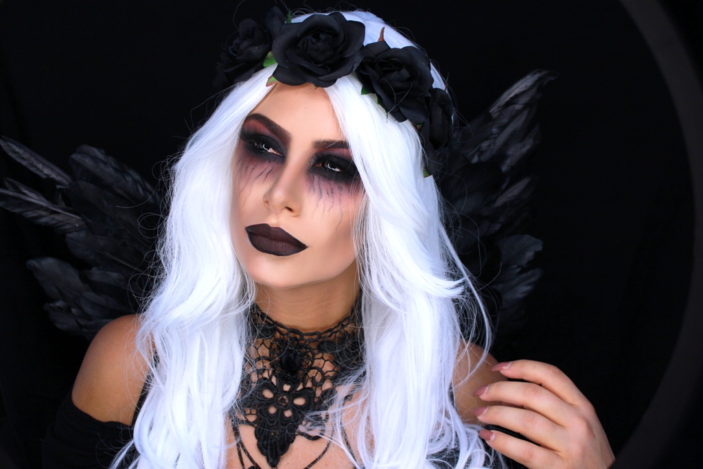 dark angel halloween makeup