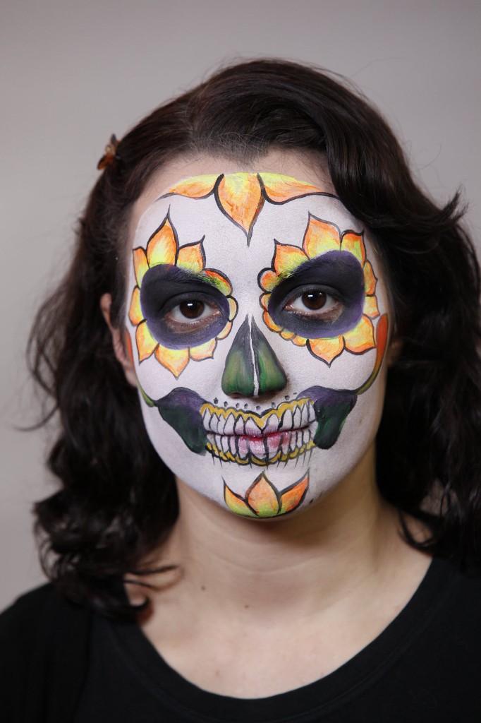 Halloween Sugar Skull Makeup
