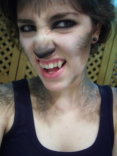 Halloween Werewolf Costume Makeup