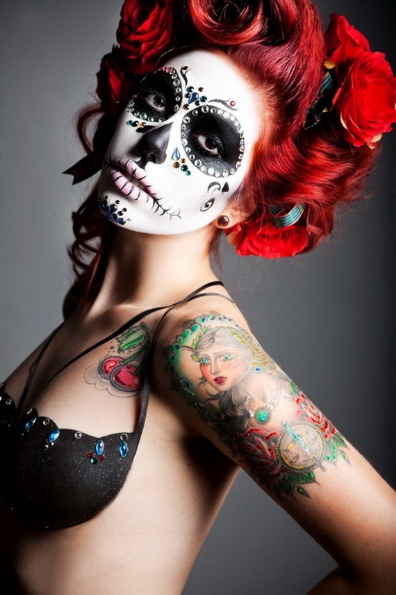 simple day of the dead makeup