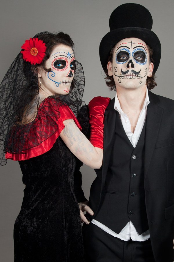 day of the dead couple halloween costume ideas