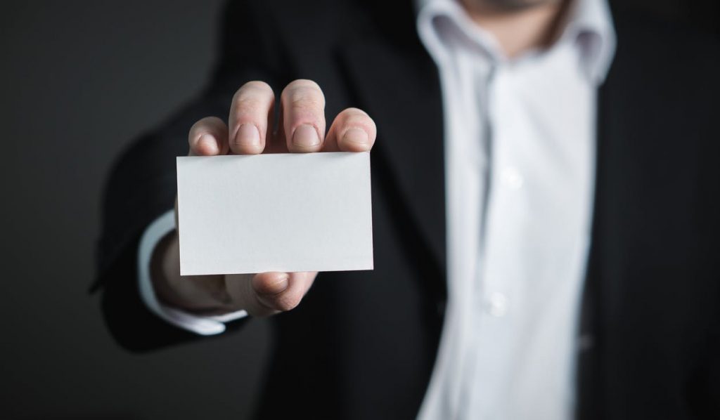 Ask and Give a Business Card