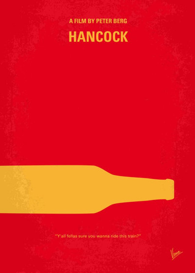 HANCOCK movie minimalist poster