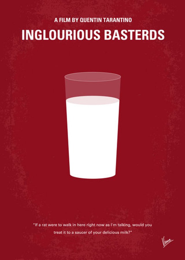 Inglourious Basterds movie minimalist poster