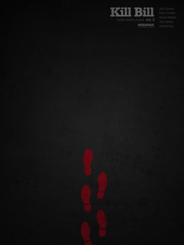 Kill Bill Vol 2 movie minimalist poster