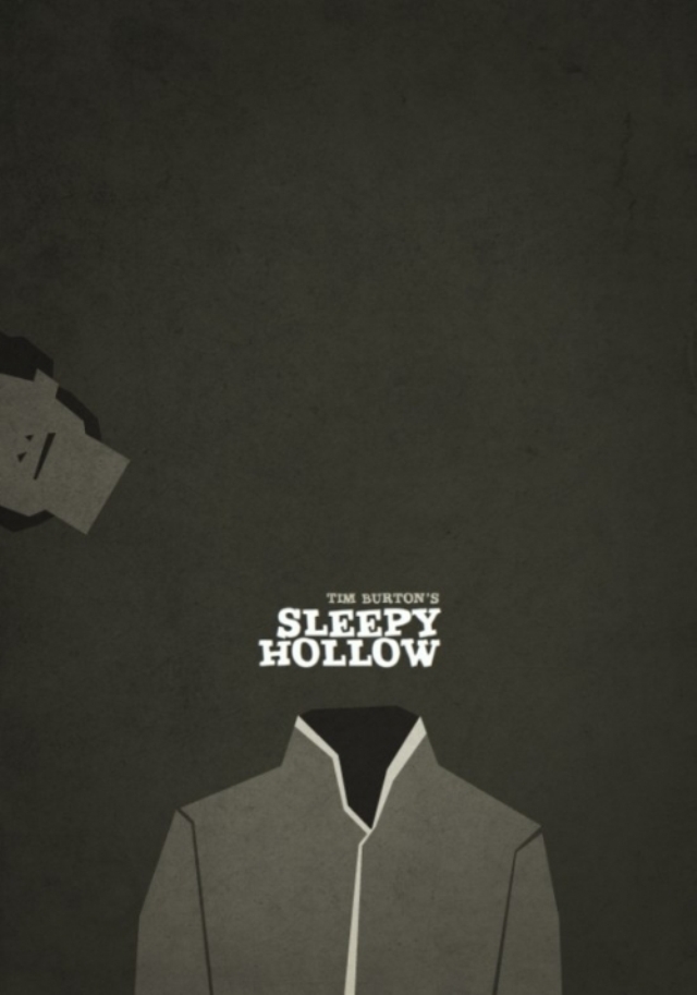 Sleepy Hollow movie minimalist poster