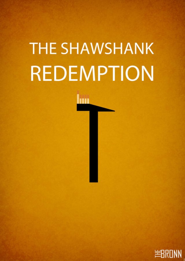 The Shawshank Redemption movie minimalist poster