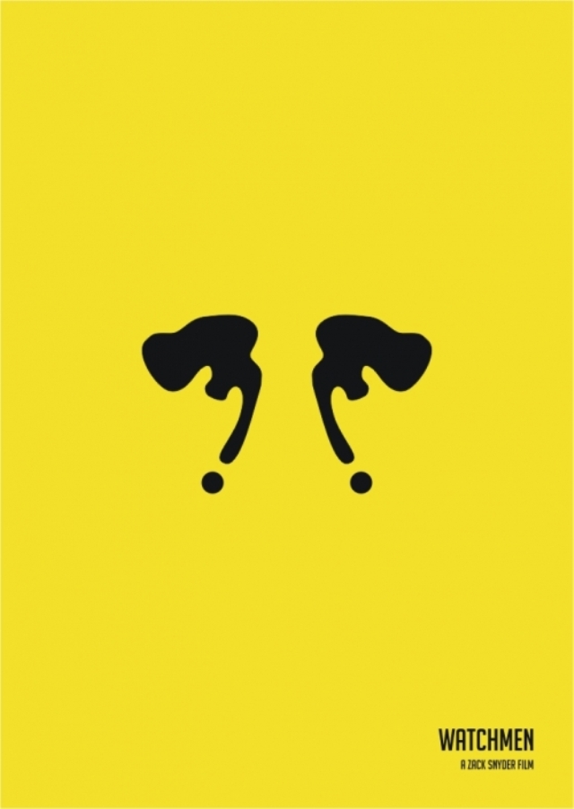 Watchmen movie minimalist poster