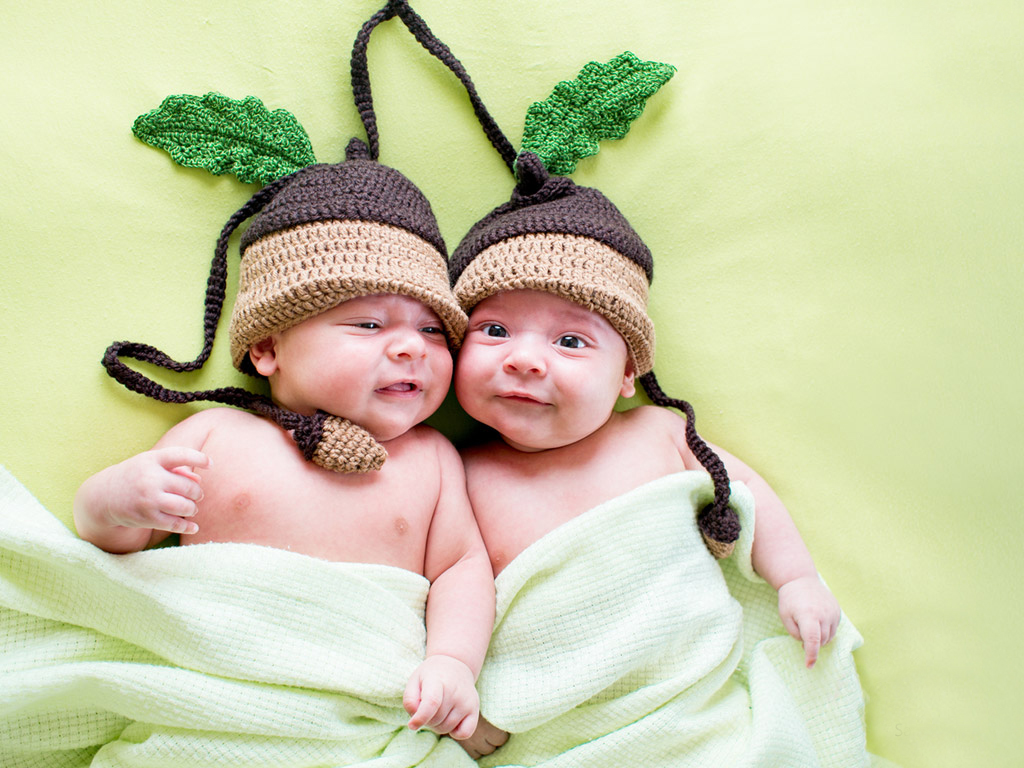 cute twins baby wallpaper