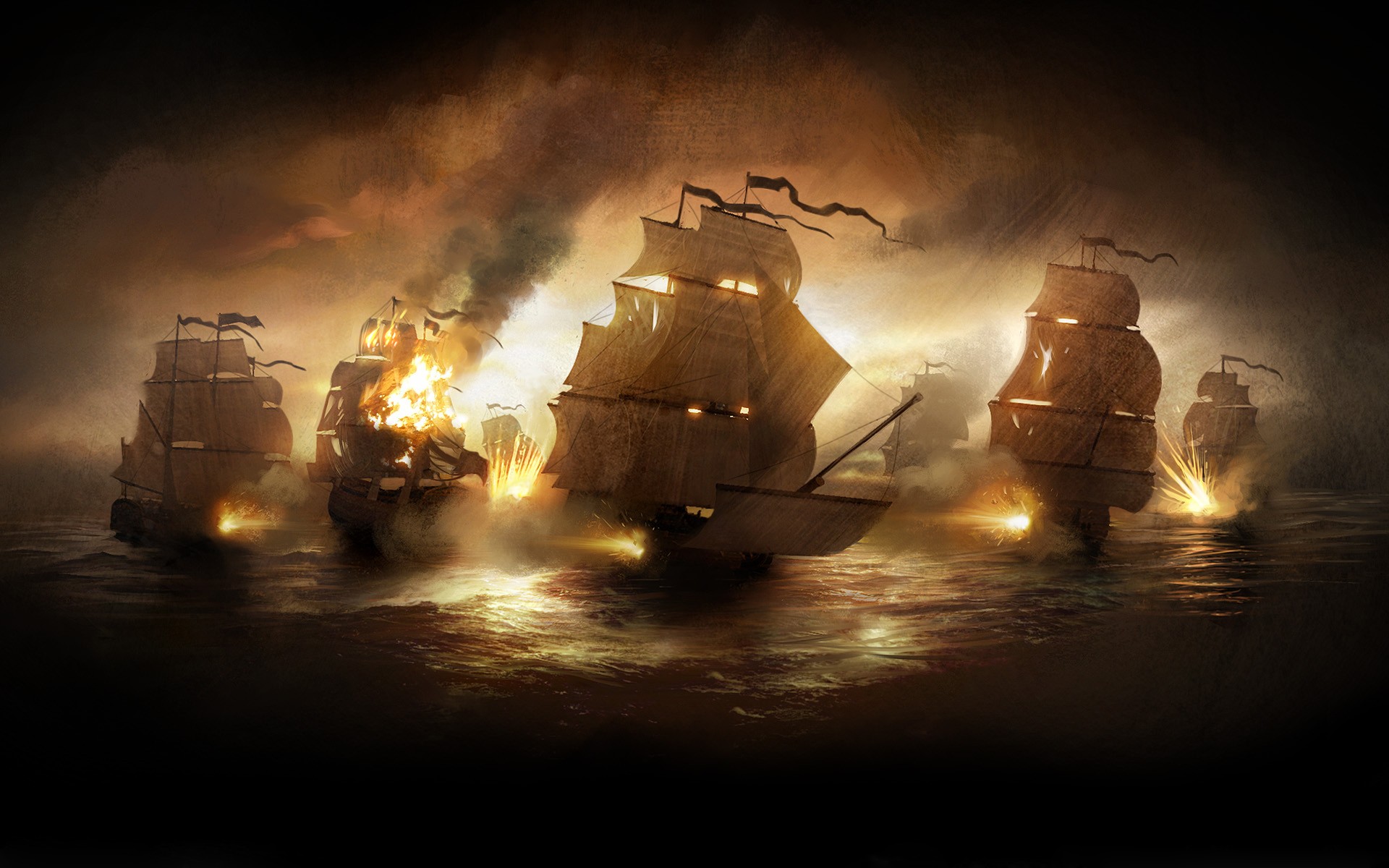 war ships cannons digital art 3d desktop hd wallpaper