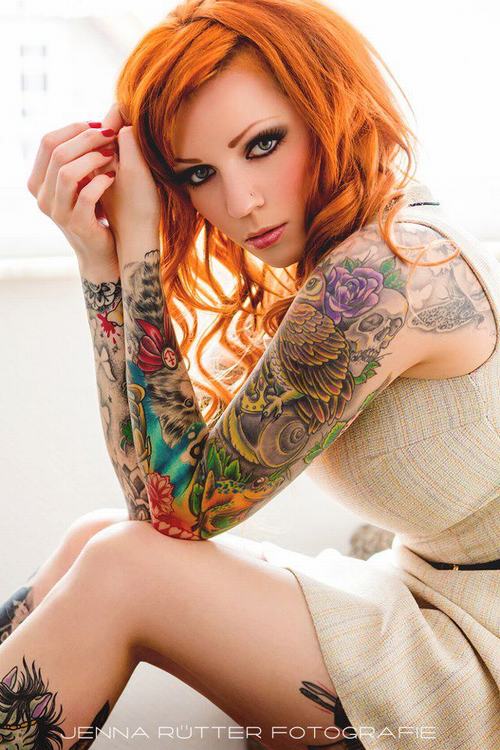 most beautiful woman tattoo