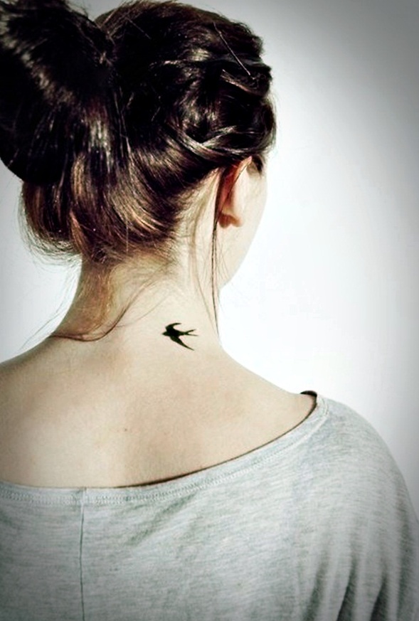 small tattoo designs on back neck