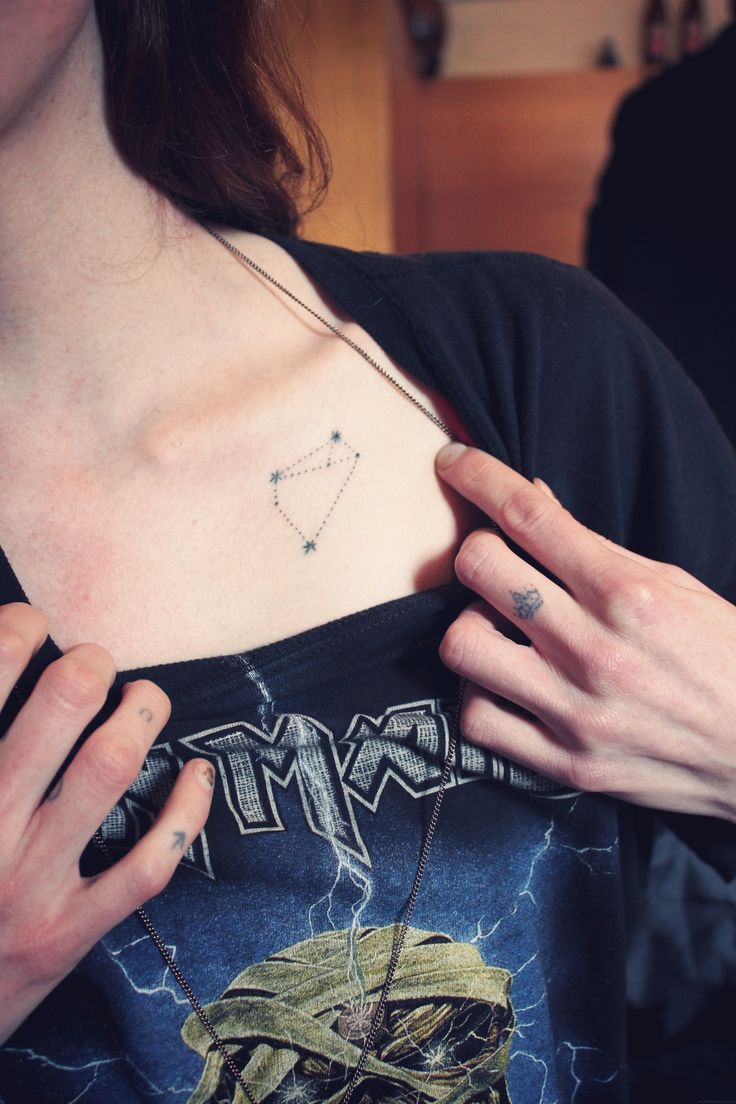 constellations tattoos designs for girls