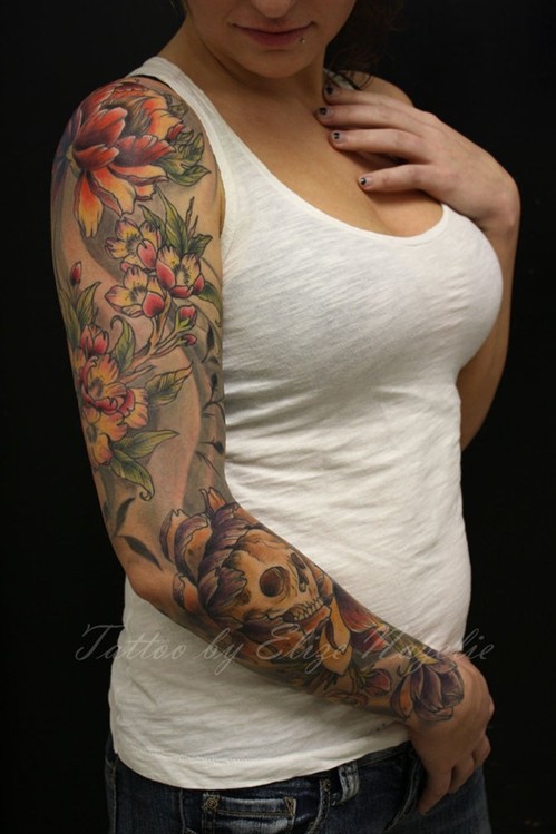Skull Tattoo for Women Arm tattoos