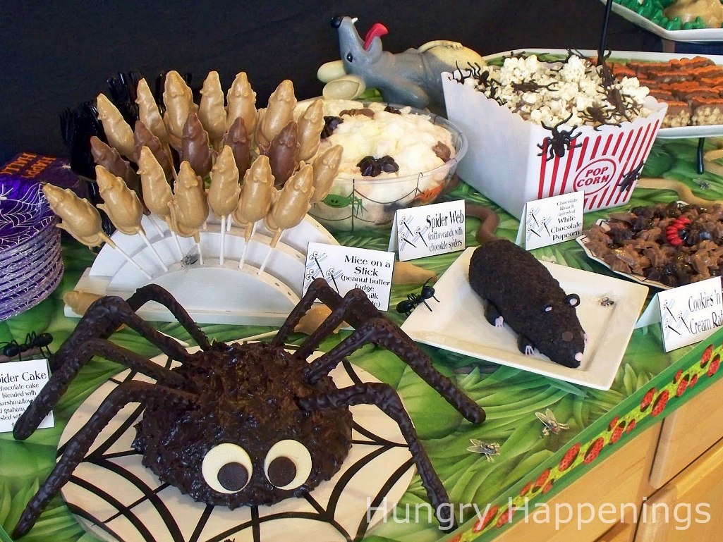 Halloween food, recipes, party, Creepy Crawler Carnival