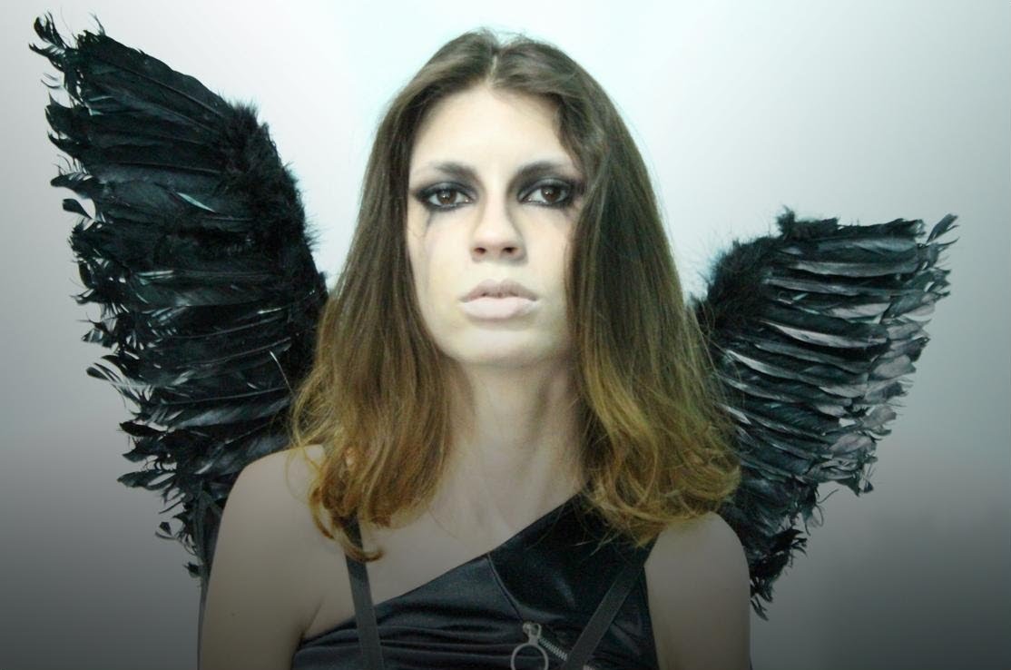 Dark Angel Halloween Makeup Video