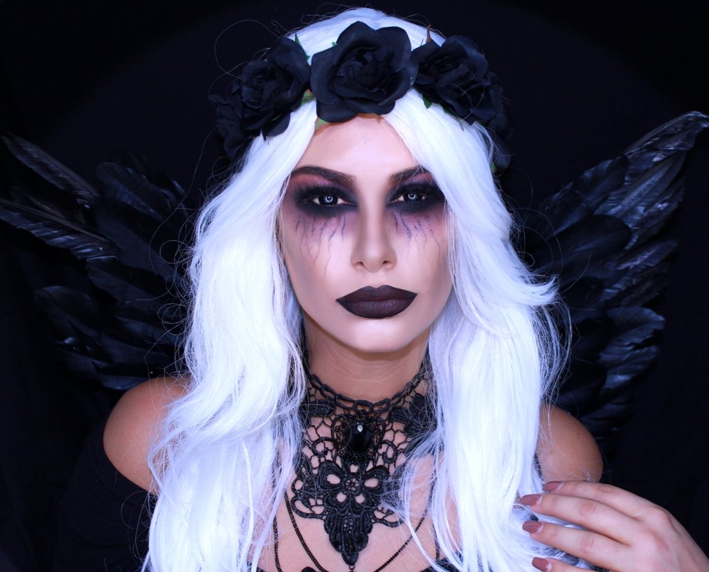 halloween angel makeup