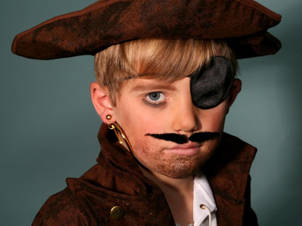 Kids Pirate Halloween Makeup Ideas