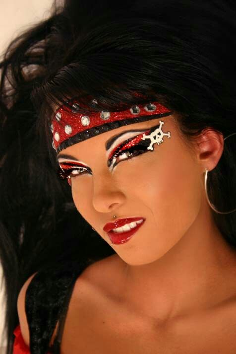 Xotic Eyes Hook Halloween Accessories Costume Female Party Pirate Girl Make Up