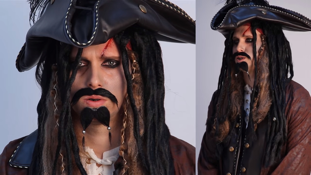 pirate halloween makeup tutorial boy