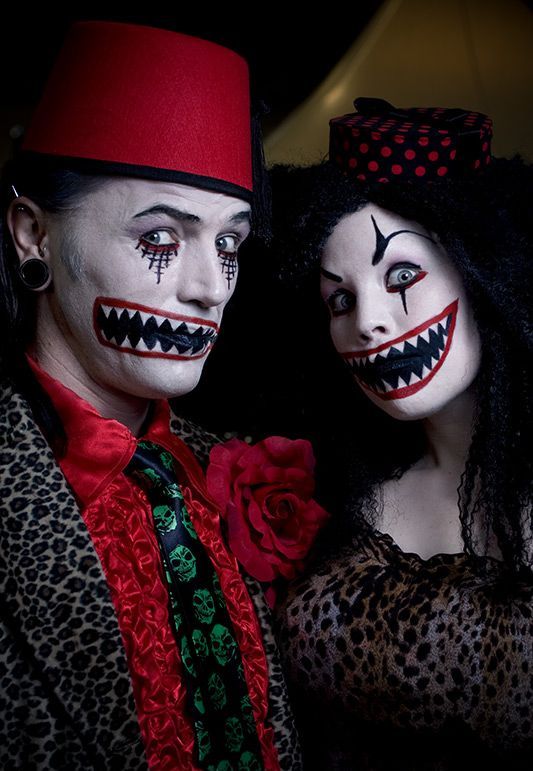 scary halloween makeup for couples