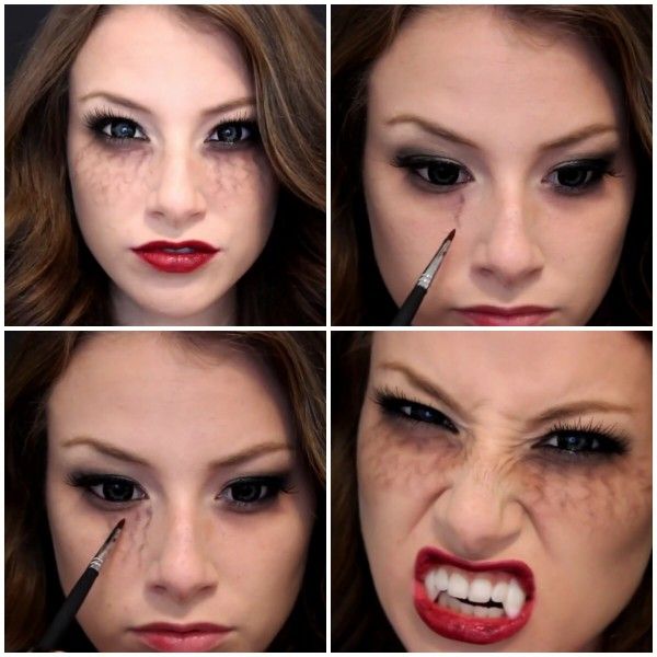 vampire diaries inspired halloween makeup